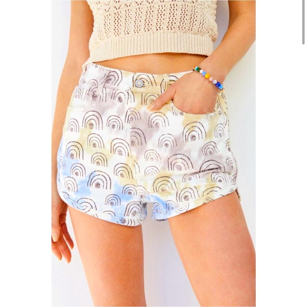 ANTHROPOLOGIE Pilcro Dolphin Ultra High Rise Denim Shorts